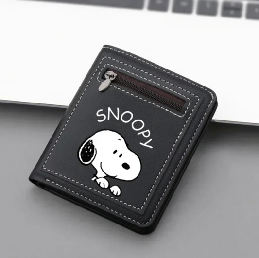 Cute Snoopy Cartoon Style PU Leather Wallet