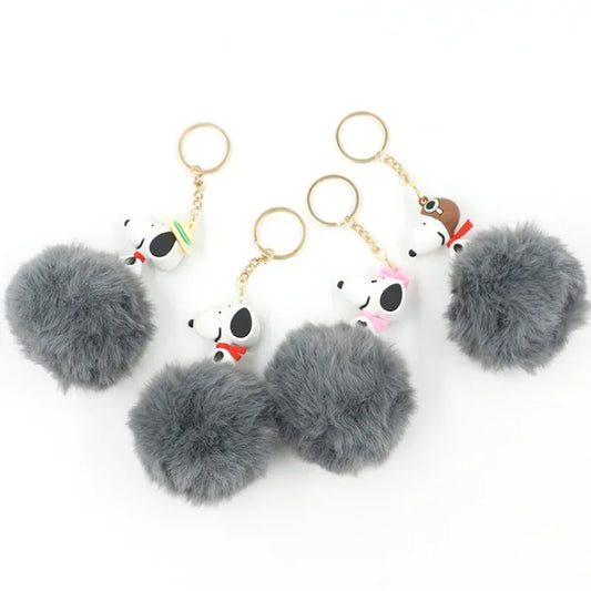 Kawaii Snoopy Keychain – Adorable Cartoon Doll Keyring for All Ages