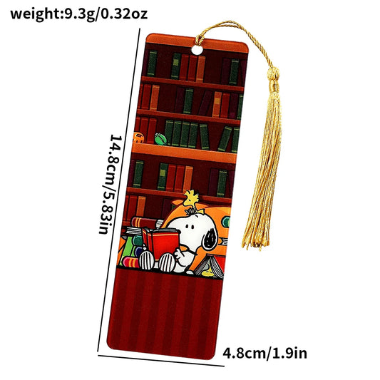 Cute Snoopy Acrylic Bookmark – Perfect for Anime Fans & Book Lovers