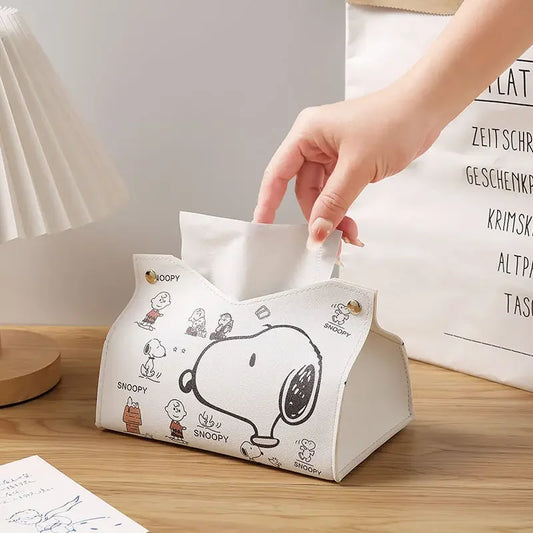 Snoopys Tissue Boxes – Waterproof Leather Napkin Holders for All Spaces