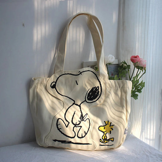 Snoopy Canvas Tote Bag