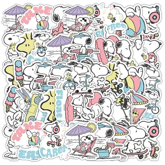Snoopy Cartoon Stickers - Fun & Cute Decals for Kids and Collectors