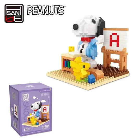 Snoopy Series Building Blocks – Mini Cartoon Character Scene Models