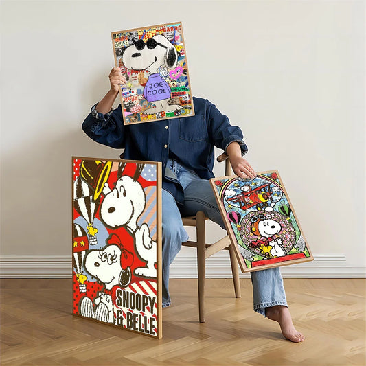 Cartoon S-Snoopys-Dogs Classic Vintage Posters – Retro Wall Art for Your Home