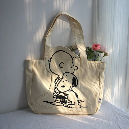 Snoopy Canvas Tote Bag