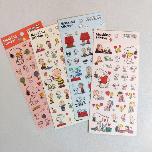 Adorable Snoopy Stickers Set – Perfect for Scrapbooking and Decoration