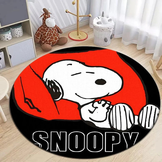 MINISO Disney Sanrio Round Carpet – Versatile and Stylish Mat for All Occasions