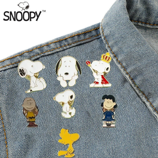 Snoopy Anime Enamel Pins – Adorable Brooch Badges for Accessory Lovers