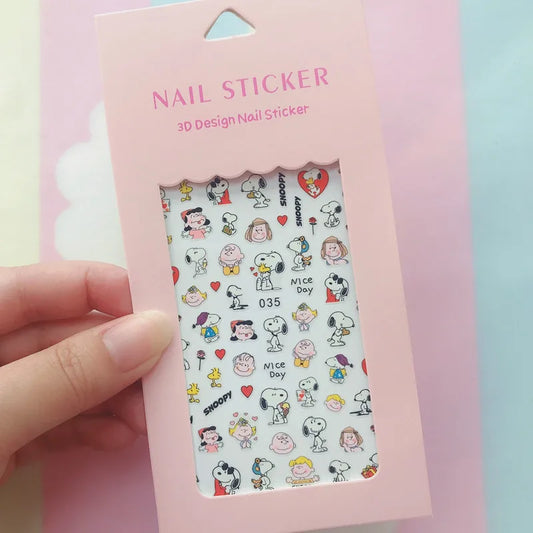 Snoopy Nail Stickers – Charming DIY Nail Art for Students and Kids