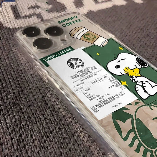 Snoopy Coffee TPU iPhone Case