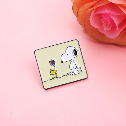 Adorable Snoopy Brooch Collection – Cute Lapel Pins for Kids & Fans