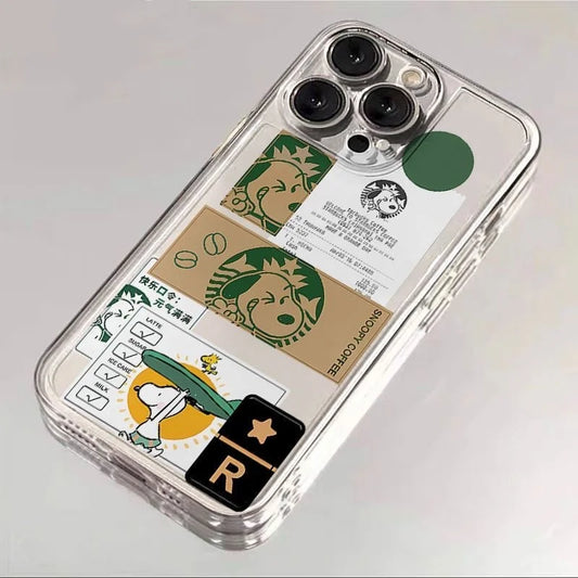 Snoopy Coffee TPU iPhone Case