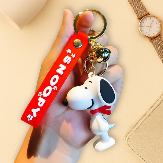 Kawaii Snoopy Charm Keychain
