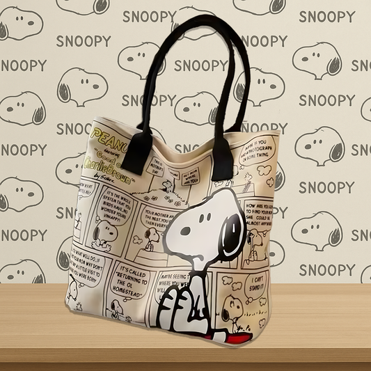 Snoopy Canvas Tote Bag