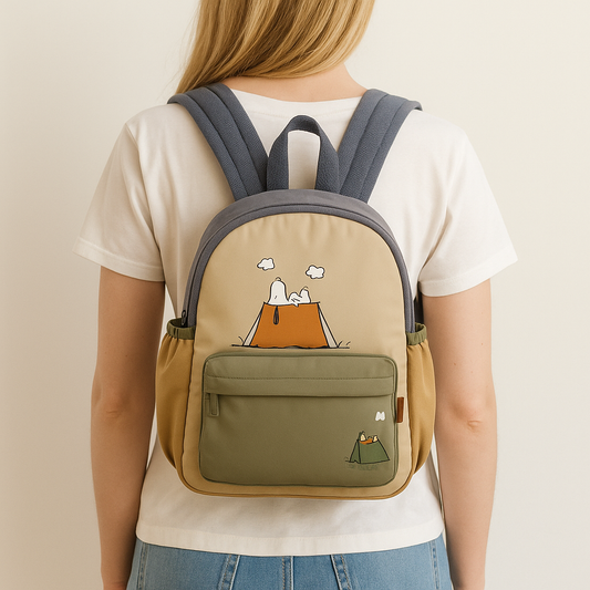 Cute Snoopy Tent Kids Backpack