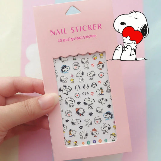 Snoopy Nail Stickers – Charming DIY Nail Art for Students and Kids