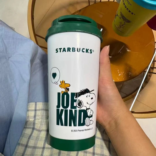 Snoopy 304 Stainless Steel Water Cup – Kawaii Replica for Snoopy Fans