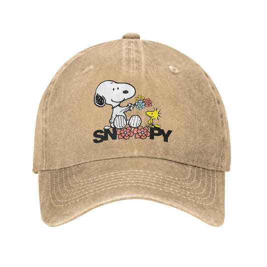 Snoopy Sleep Peanuts Cap – Casual Snapback Hat for Men &amp; Women