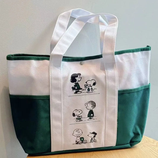 New Snoopy Large Capacity Tote Bag – Casual Style for Girls