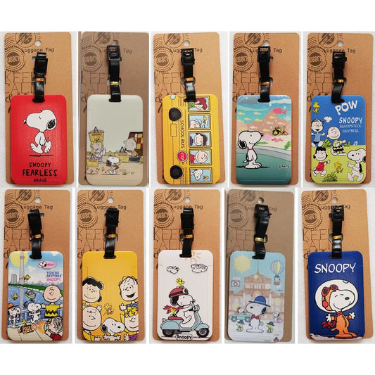 Snoopy Fashion Luggage Tags – Stylish Travel Accessories for Everyone