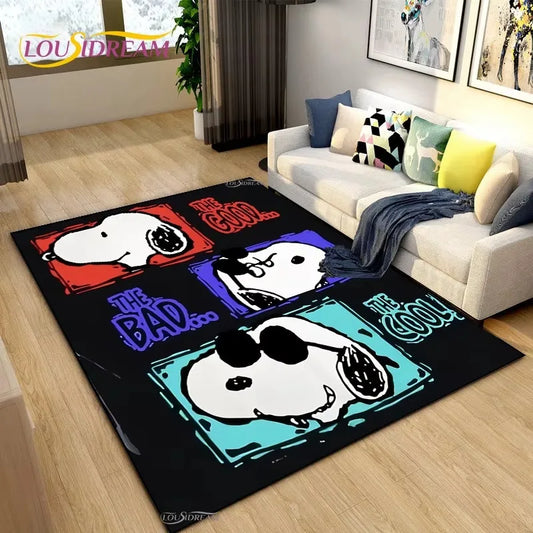 MINISO Snoopy Cartoon Anime Carpet – Perfect Rug for Any Room
