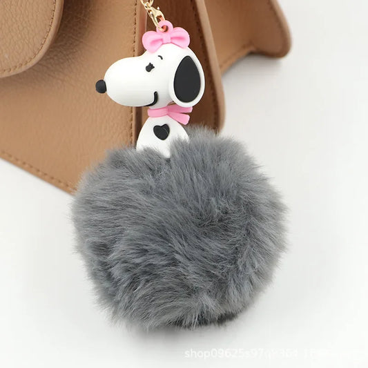 Kawaii Snoopy Keychain – Adorable Cartoon Doll Keyring for All Ages