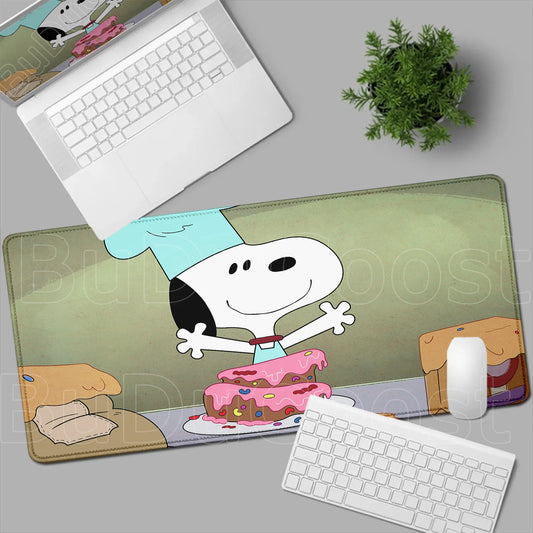 HD Print Cartoon Cute S-Snoopys Dog Mousepad for Gamers