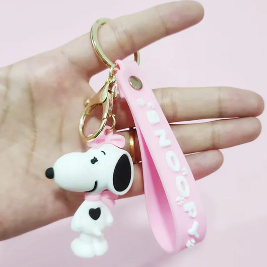 Snoopy Anime Keychain – Adorable Cartoon Charms for Couples