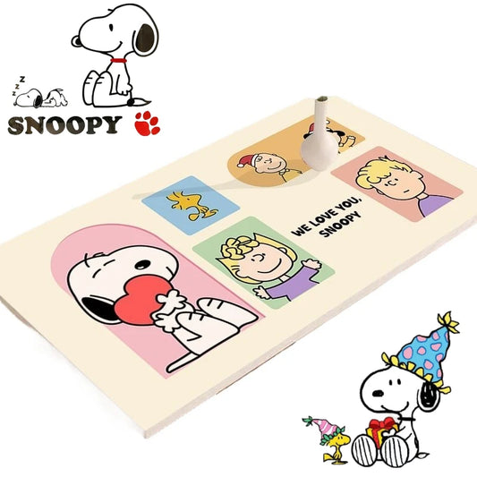 Snoopy Cartoon Cute Table Mat – Kawaii Home &amp; Office Meal Mat Gift