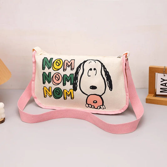 Trendy Snoopy Canvas Tote