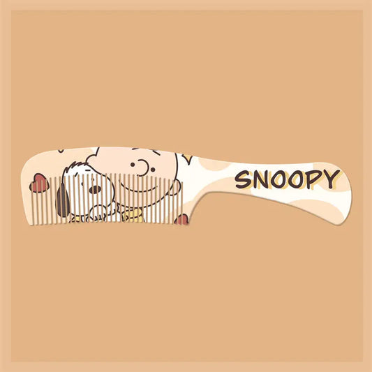 Snoopy Cartoon Pattern Anti-Static Hair Comb for Men and Women