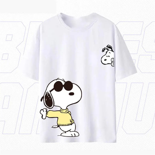 Miniso Snoopy Cotton T-Shirt – Stylish Comfort for All Ages