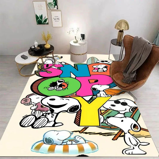 MINISO Disney Cartoon Snoopy Printed Carpet – Versatile Decor Mat