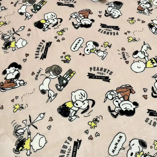 Snoopy Comfortable Blanket – Cozy Cartoon Flannel for All Ages