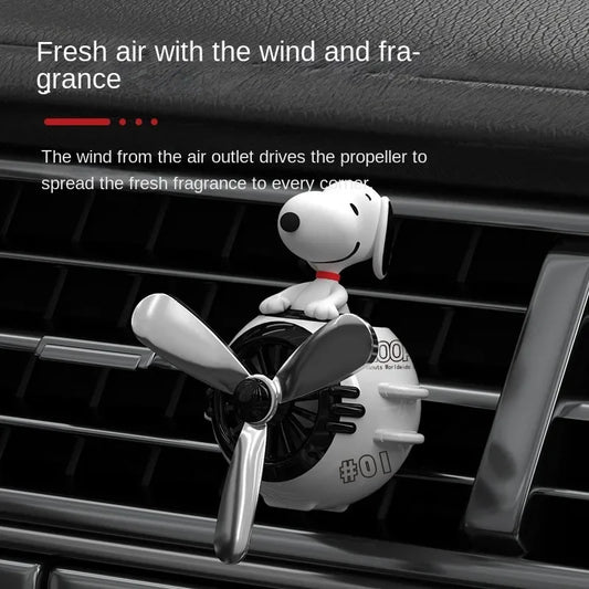 Cute Snoopy Anime Car Air Freshener – Aromatherapy Fragrance Piece