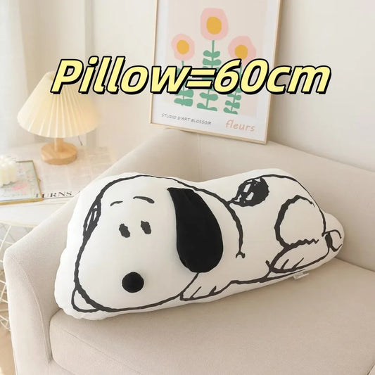 Snoopy Back Cushion – Cozy Cartoon Pillow for Home and Travel