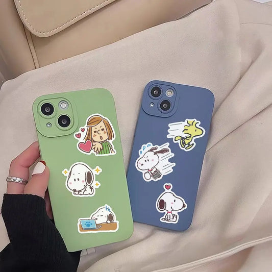 Snoopy Handmade Account Stickers – 60pcs Cute &amp; Fun Cartoon Decorations