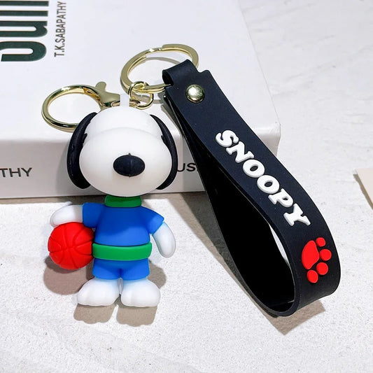 Adorable 2024 Kawaii Sanrio Snoopy Schoolbag Charm &amp; Keychain