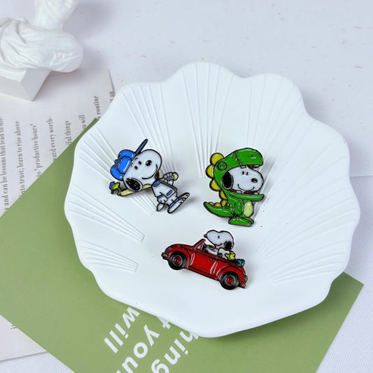 Cartoon Square Pants Enamel Lapel Pins – Adorable Collectible Badges