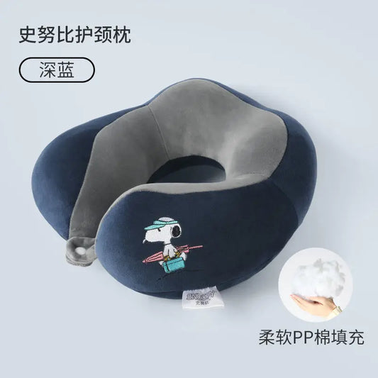 Snoopy Cartoon U-Shaped Neck Pillow – Adorable Comfort for All Ages
