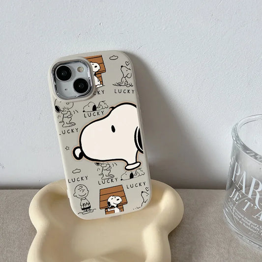 Y2K Snoopy Phone Case – Retro Style for Samsung Models