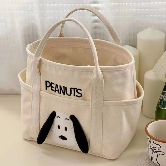 Snoopy Kawaii Canvas Tote Bag