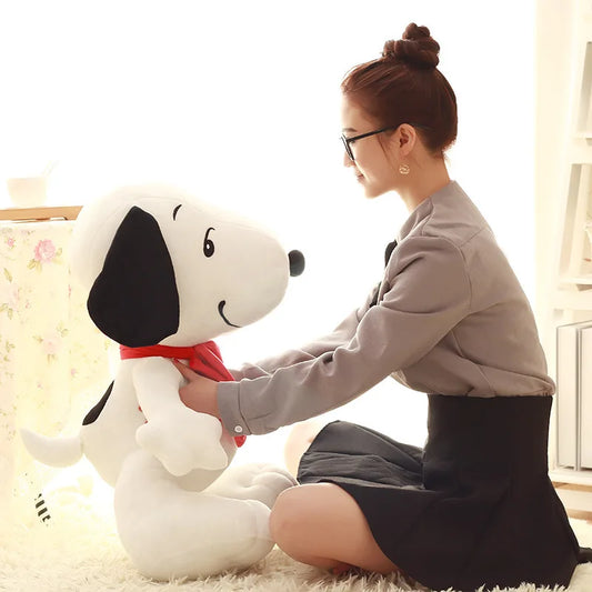 Snoopy Plush Toy – Kawaii Big Size White Dog Soft Pillow